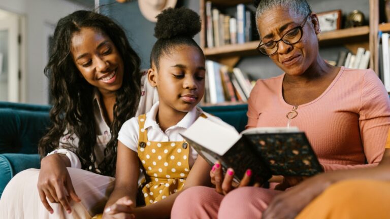 A stock photo showing three generations. (RDNE Stock project/Pexels)