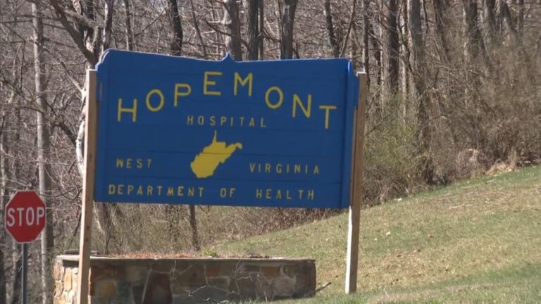 Sign for Hopemont Hospital in West Virginia (KDKA via CNN Newsource)