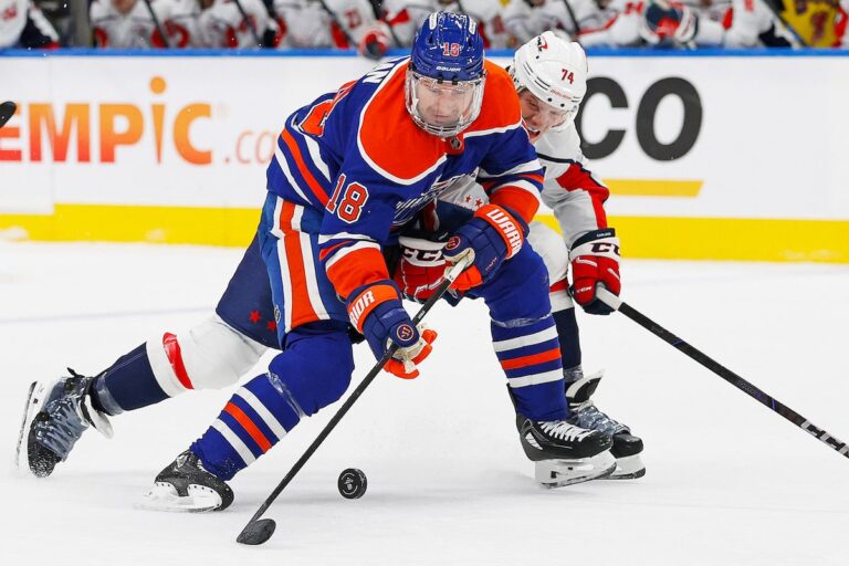Dubois mène les Capitals vers une victoire 3-2 sur la route contre les Oilers