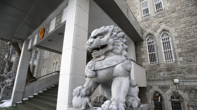 The embassy of the People's Republic of China in Ottawa is shown on Thursday, Jan. 17, 2019. THE CANADIAN PRESS/Sean Kilpatrick