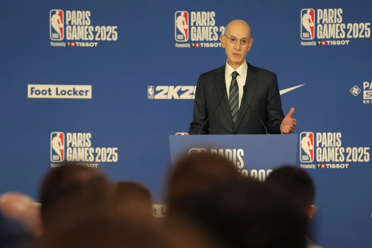 La NBA parle toujours d'étendre sa présence en Europe, déclare Adam Silver