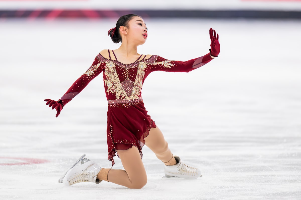 La patineuse de 12 ans Lia Cho bat son propre record canadien junior féminin aux championnats nationaux