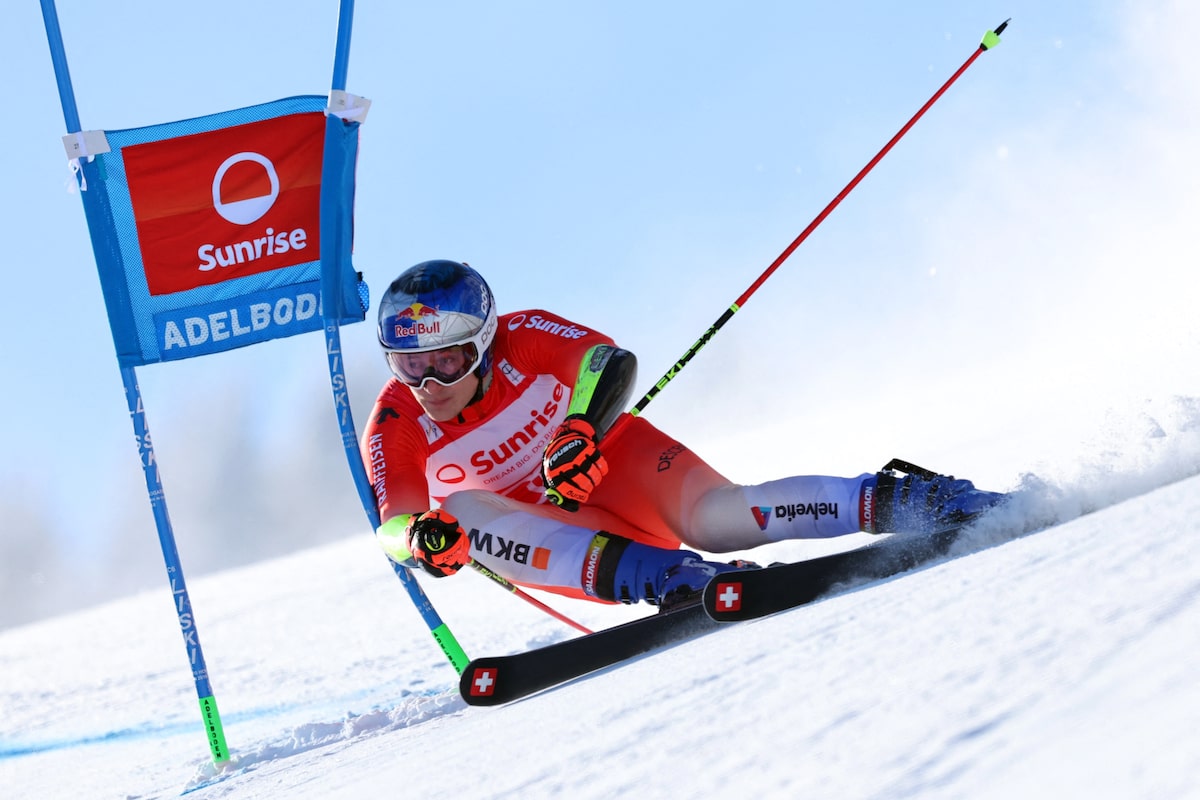 La star suisse Marco Odermatt remporte à nouveau le slalom géant de la Coupe du monde face à son coéquipier Loïc Meillard.