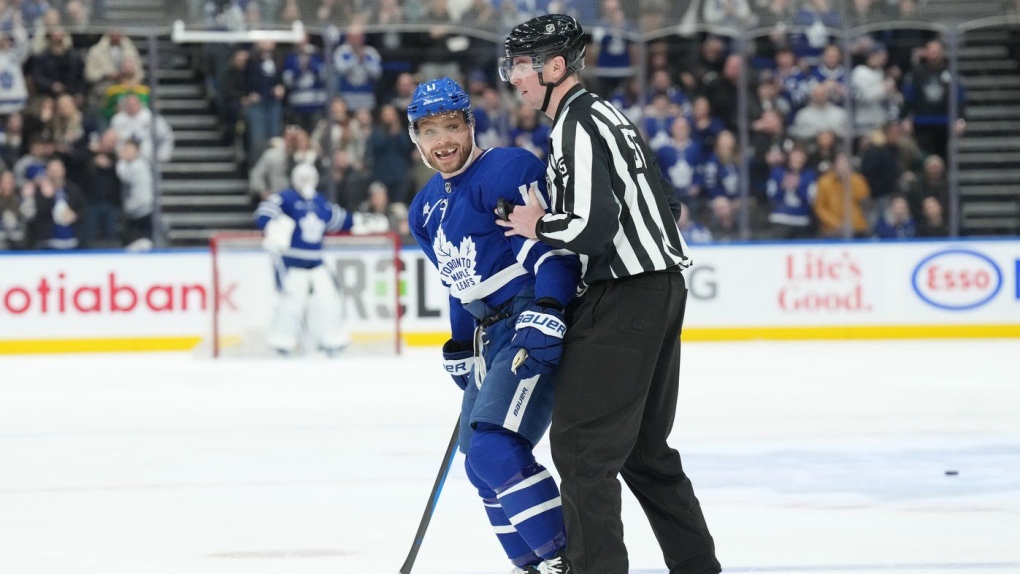 The NHL has fined Toronto forward Domi US$5,000 for elbowing Philadelphia Flyers forward Garnet Hathaway during the Maple Leafs' 3-2 overtime win Sunday. THE CANADIAN PRESS/Chris Young