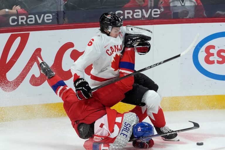 Le Canada exclu du championnat du monde de hockey junior avec une défaite de 4-3 contre la Tchéquie