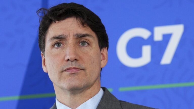 Prime Minister Justin Trudeau holds a press conference at the G7 Summit in Savelletri Di Fasano, Italy, Saturday, June 15, 2024. THE CANADIAN PRESS/Sean Kilpatrick