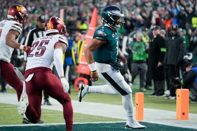 Les Eagles atteignent le Super Bowl avec une énorme victoire de 55-23 sur Washington