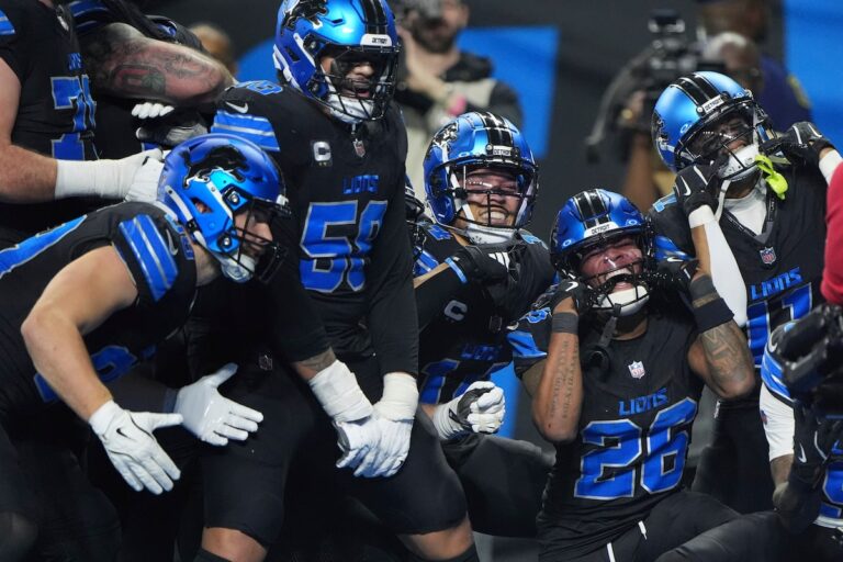 Les Lions ont battu les Vikings 31-9, remportent la NFC Nord et la tête de série n°1, ramenant leurs rivaux de division au n°5