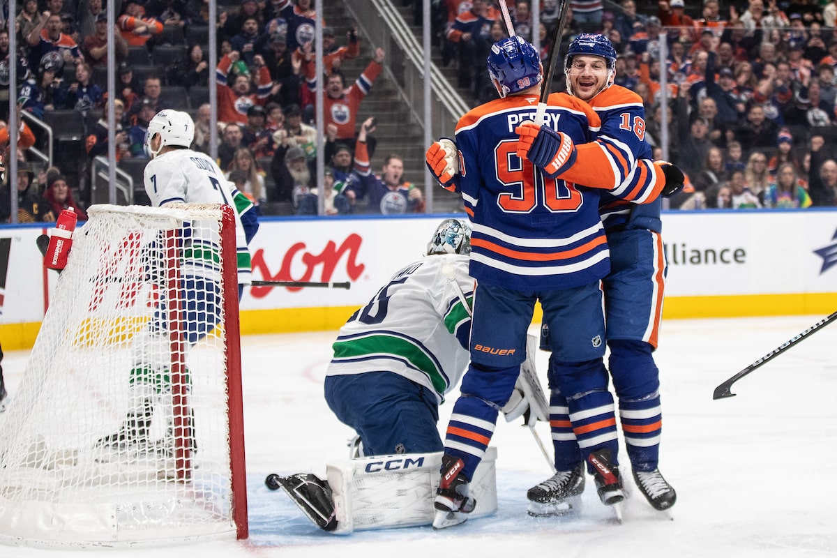 Les Oilers vengent une perte chippy pour les Canucks avec une victoire catégorique 6-2
