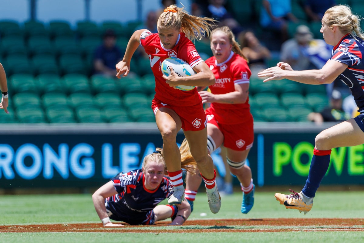 Les joueuses de rugby du Canada grimpent au classement de la saison HSBC SVNS avec une quatrième place à Perth
