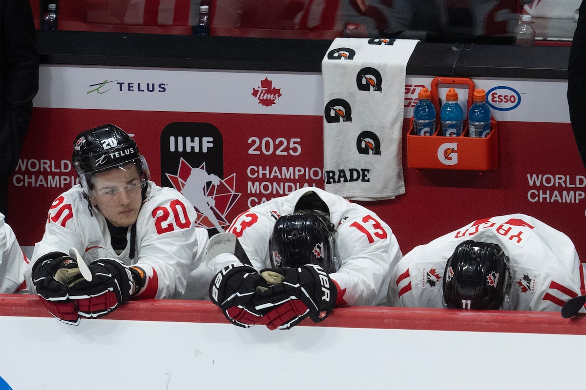 L’existentialisme du hockey s’installe alors que le Canada tire sa révérence au début du Championnat du monde de hockey junior