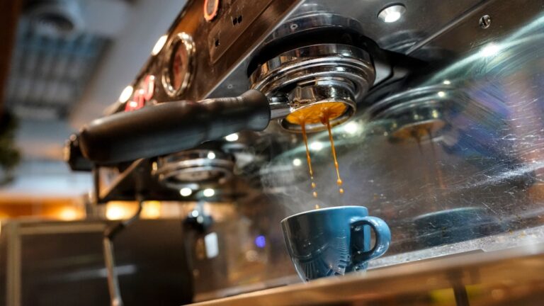 Coffee is prepared at Vigilante Coffee, Wednesday, Sept. 1, 2021, in College Park, Md. A confluence of supply chain problems, drought, frost and inflation all point to the price of your cup of morning coffee going up. The tricky part is trying to figure when — and how much. A sustained drought followed by two July frosts blew a hole in Brazil's coffee output, sending futures contract prices for the popular Arabica bean to near seven-year highs. (AP Photo/Julio Cortez)
