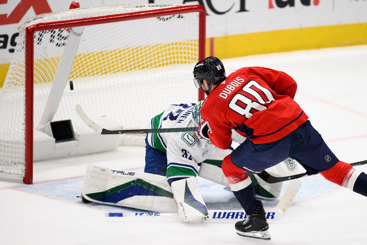 Pierre-Luc Dubois marque deux fois alors que les Capitals battent les Canucks 2-1 en prolongation