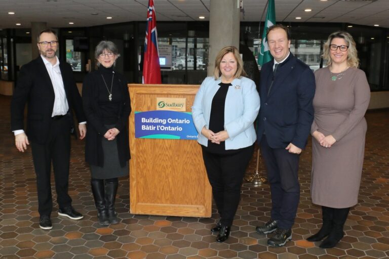 Queen's Park annonce un investissement supplémentaire de 2,7 millions de dollars pour Sudbury
