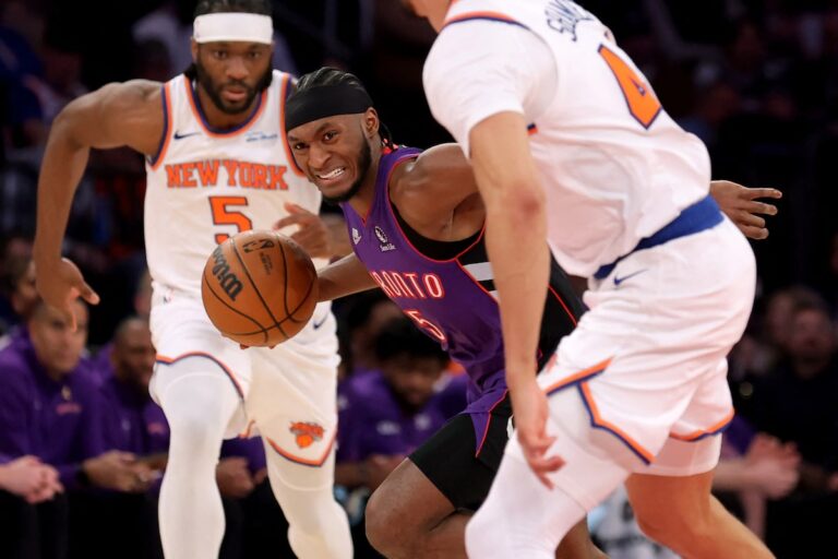 Towns compte 27 points et 13 rebonds alors que les Knicks battent les Raptors 112-98