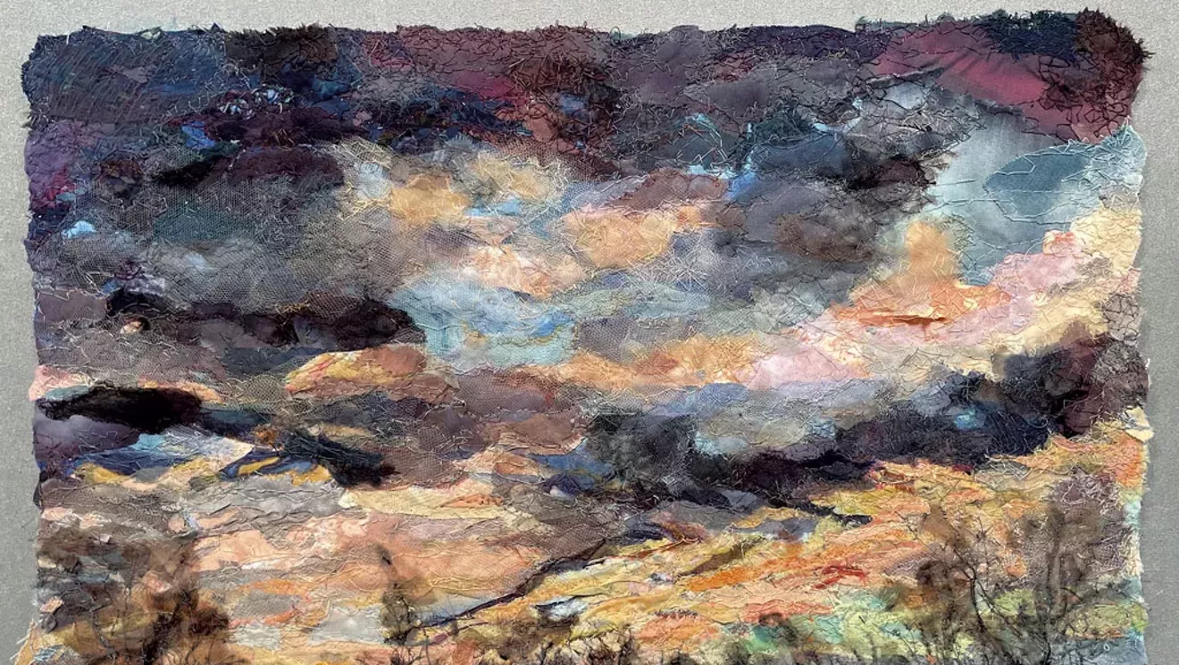 Les collages en tissu de Dianne Shullenberger se mettent