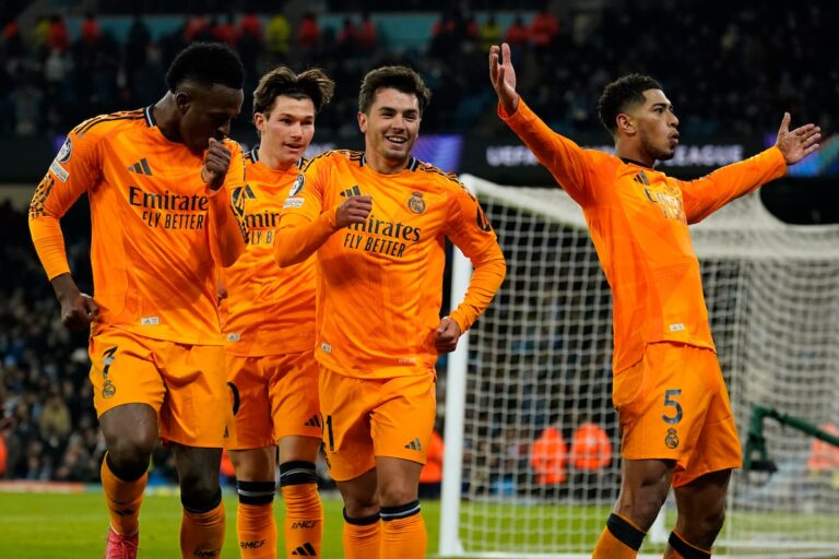Bellingham frappe tard pour le Real Madrid dans une victoire 3-2 à Man City dans les séries éliminatoires de la Ligue des champions