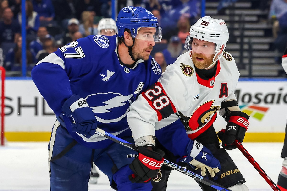 Hagel marque le but de l'avance au début du troisième alors que Lightning Snap Snap Sénateurs à cinq victoires consécutives 4-3