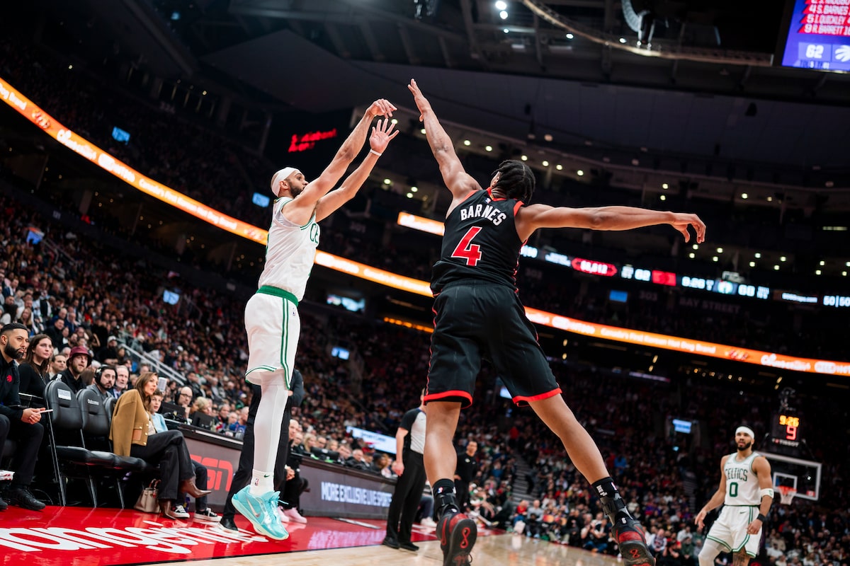 Le tir à trois points des Raptors devient froid contre les Celtics de tir de volume