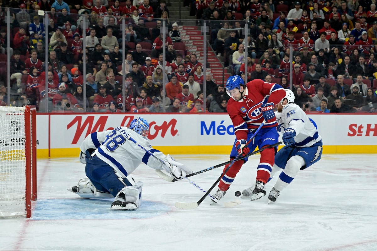 Lightning s'accroche pour 5-3 victoires sur les Canadiens dans le match final avant 4 nations