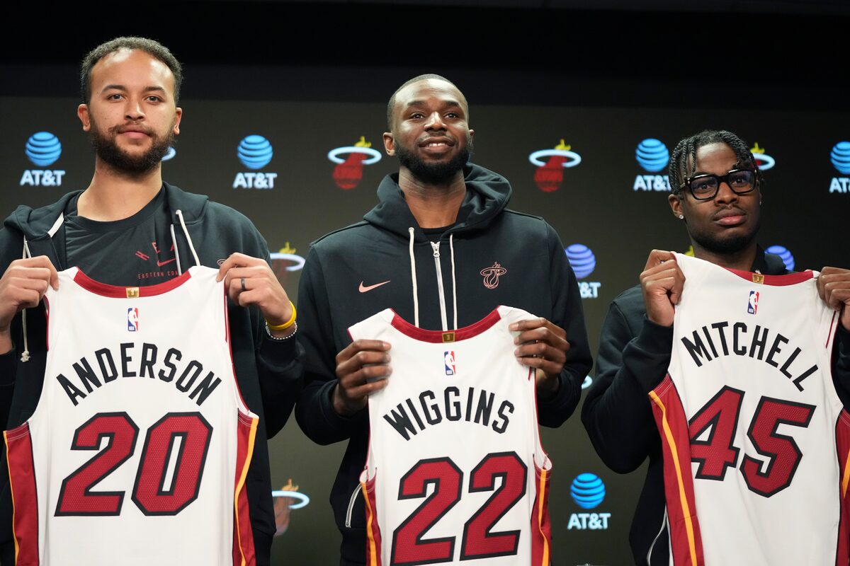 Miami Heat accueille officiellement Andrew Wiggins, Davion Mitchell et Kyle Anderson dans l'équipe après Jimmy Butler Trade la semaine dernière