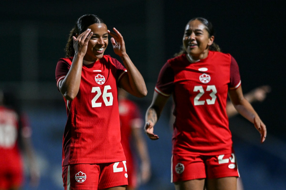 Mimi Alidou marque un tour du chapeau alors que le Canada bloque Taiwan 7-0 pour remporter la Coupe Pinatar