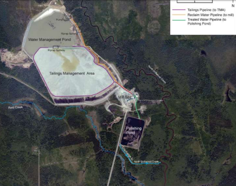 Pas de mal des résidus, explique McEwen Mining sur les allégations de Première Nation