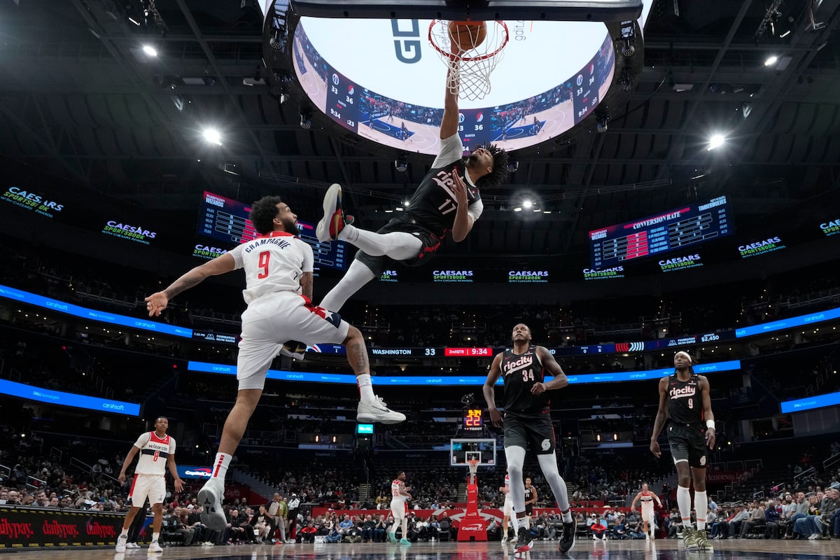 Shaedon Sharpe plaide pour le meilleur dunk de la NBA cette saison