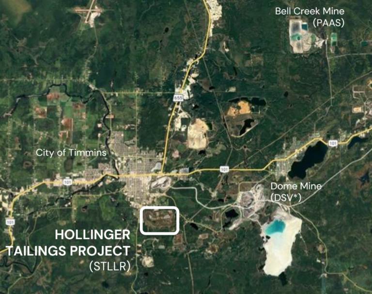 Stllr Gold veut secouer son fabricant d'argent sur un site de résidus Timmins