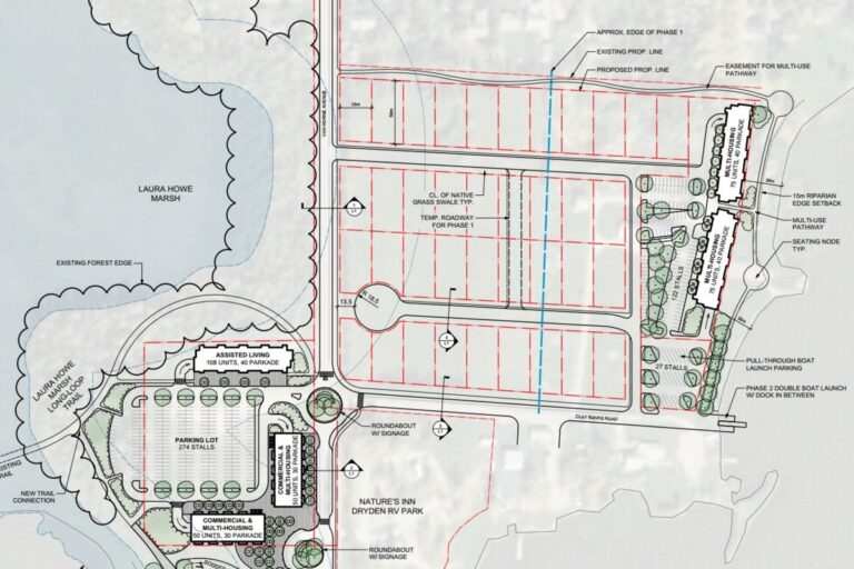 Subdivision potentielle des yeux sèches avec des centaines de nouvelles maisons