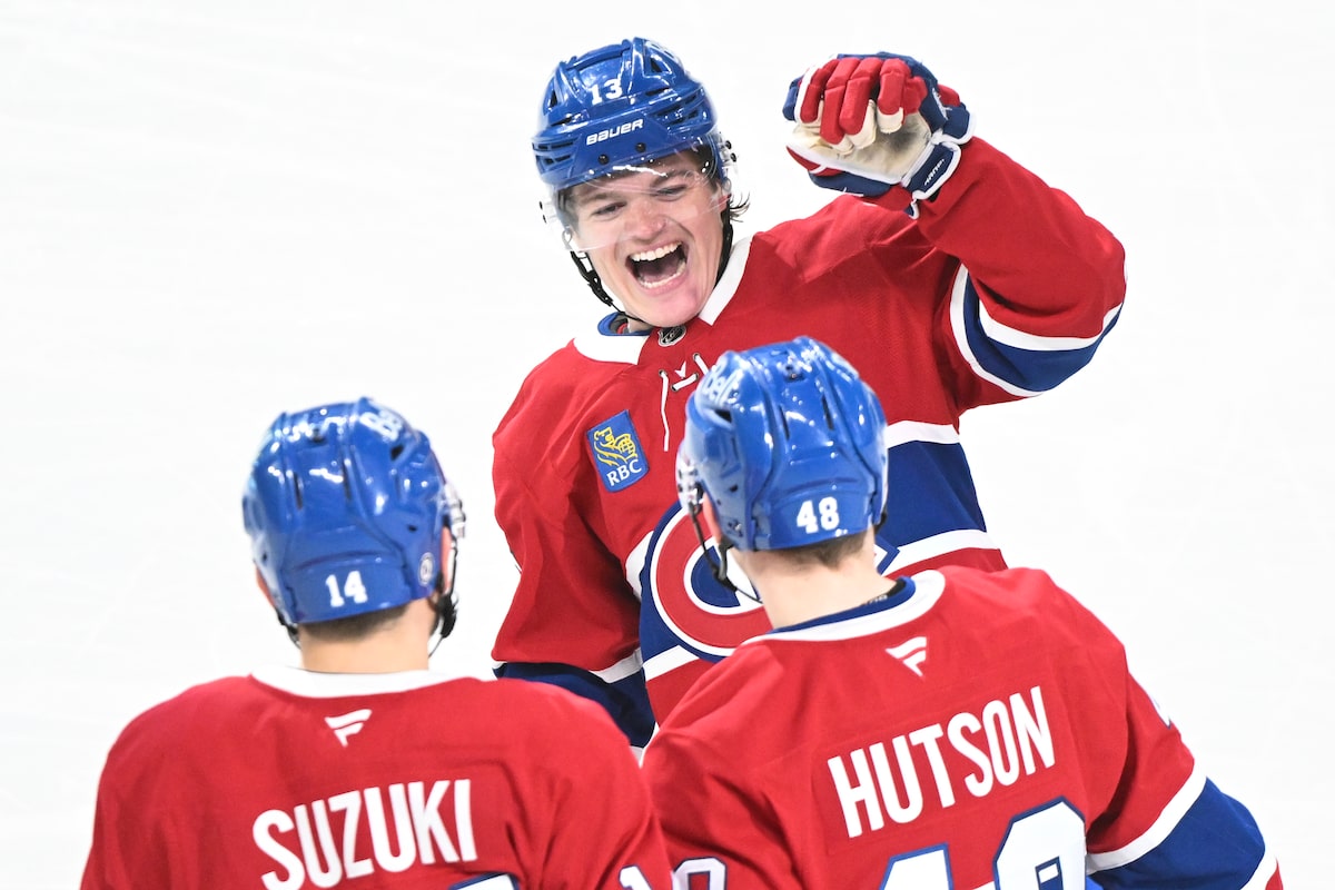 Suzuki, Montembeault Aide les Canadiens Whip Hurricanes 4-0