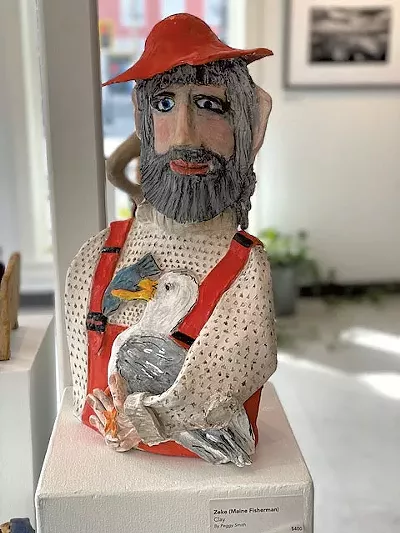 "Zeke (Maine Fisherman)" par Peggy Smith - Alice Dodge © ️ Sept jours