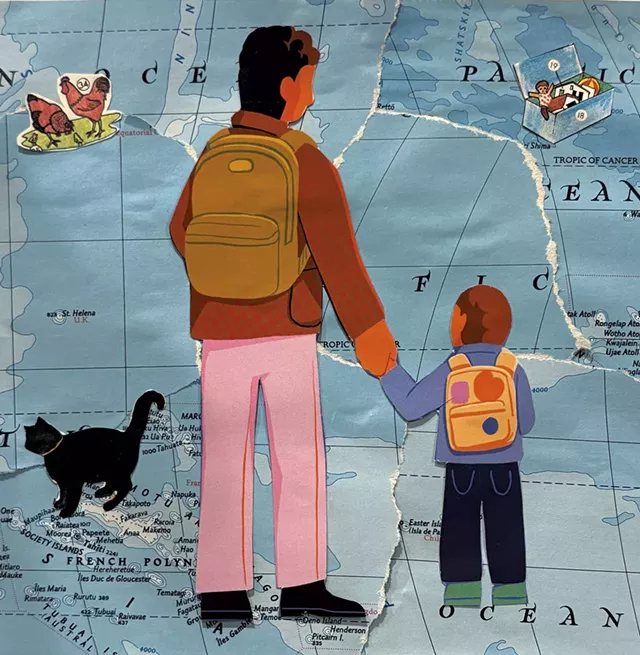 "Ce qui a été laissé derrière" par Sylvia Fagin - gracieuseté