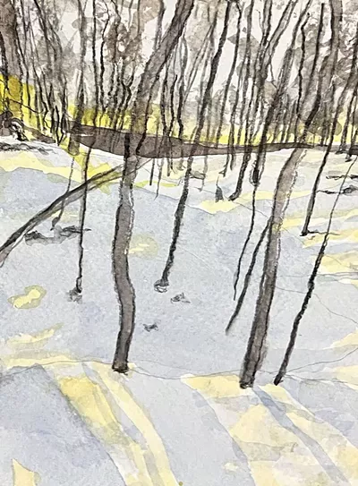 "Hubbard Park at Sunset" par Amy Ehrlich - courtoisie