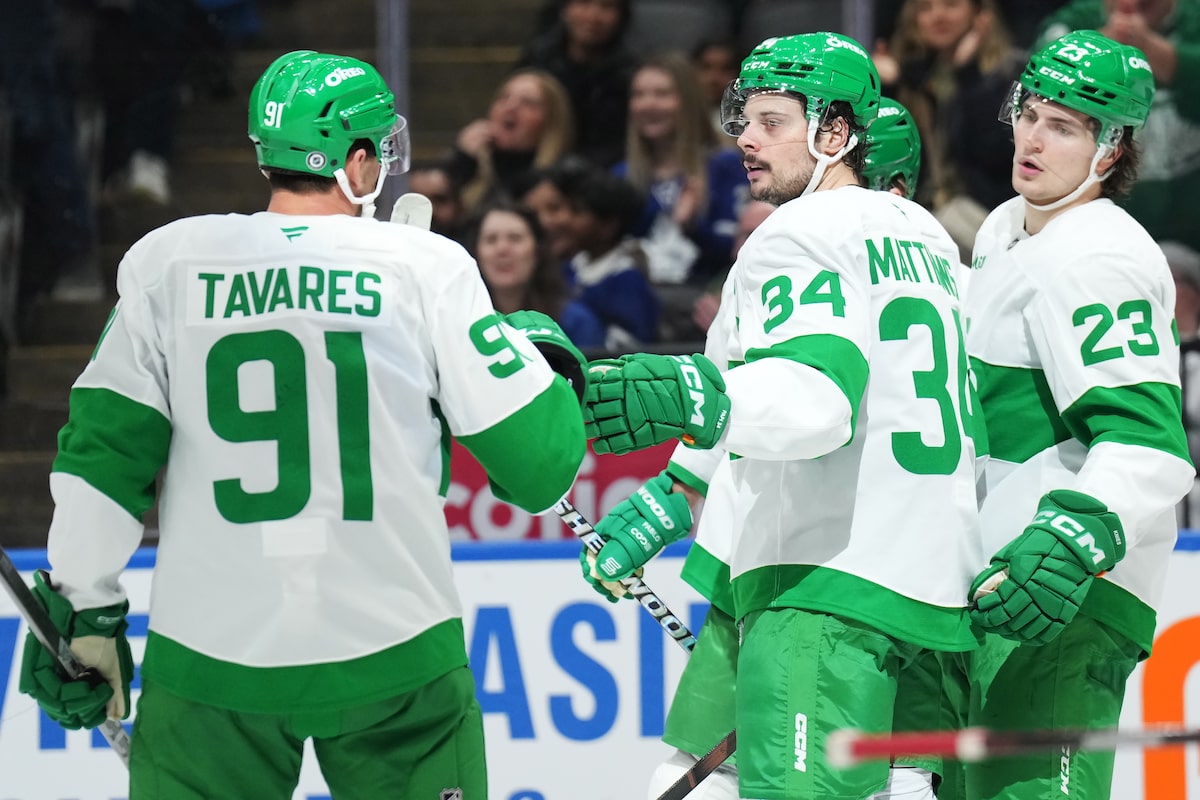 Auston Matthews, William Nylander Power Maple Leafs sur les flammes 6-2