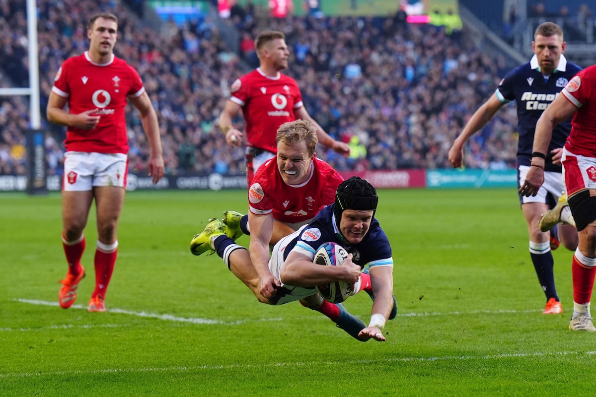 Conte de deux moitiés alors que l'Écosse a battu le Pays de Galles 35-29 dans six nations