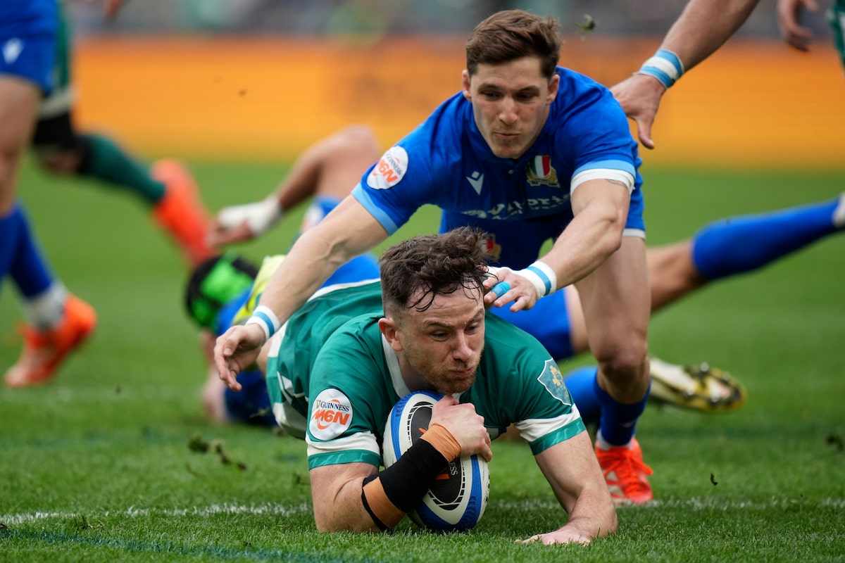 L'Irlande bat Italie 22-17 pour garder en vie en vie des espoirs de titre de six nations