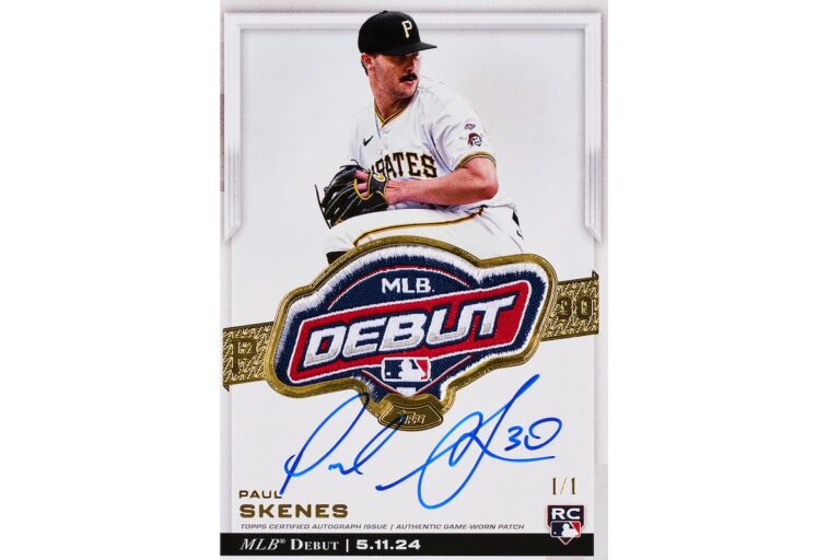 La carte de baseball Paul Skènes unique en son genre se vend pour 1,11 million de dollars par vente aux enchères