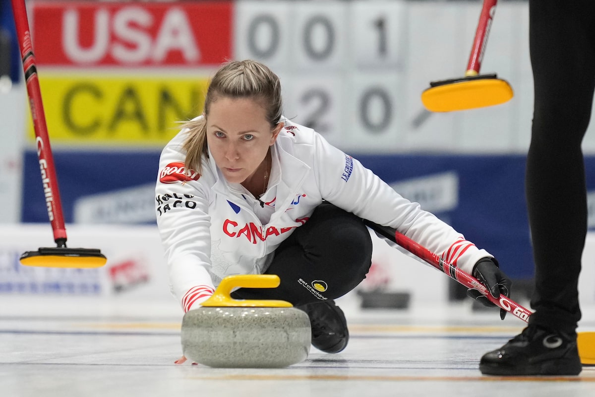 Le Canada Homan Hands Switzerland Première perte, s'améliore à 7-2 chez Curling Worlds