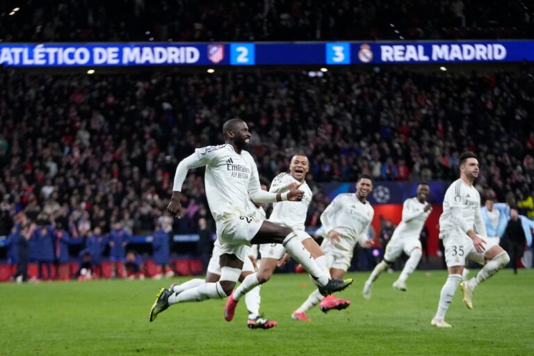 Le Real Madrid bat contre l'Atletico en pénalités en Ligue des champions. Arsenal, Villa, Dortmund avance également
