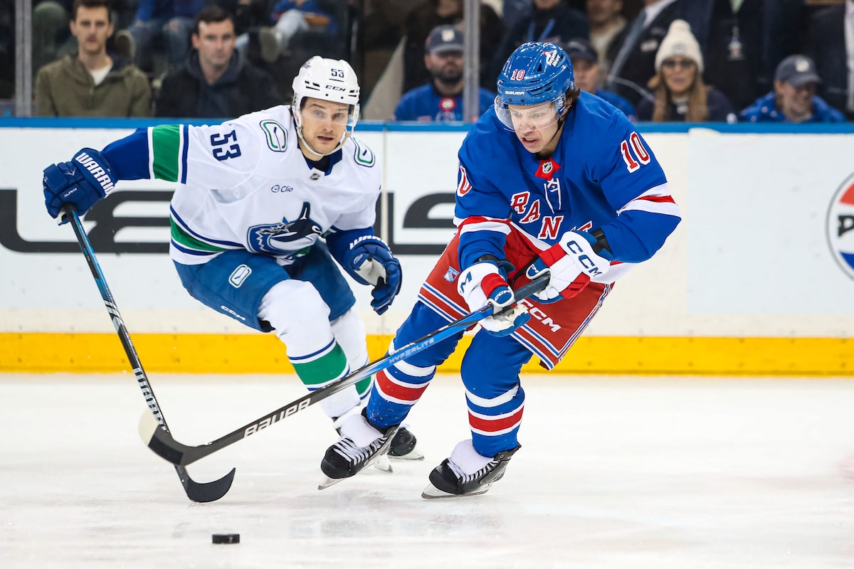 Les Rangers battent les Canucks 5-3, mettant fin à la séquence de trois défaites consécutives de New York