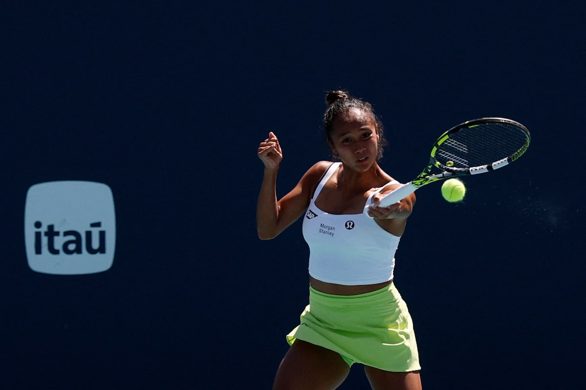 Leylah Fernandez du Canada passe au troisième tour à Miami Open