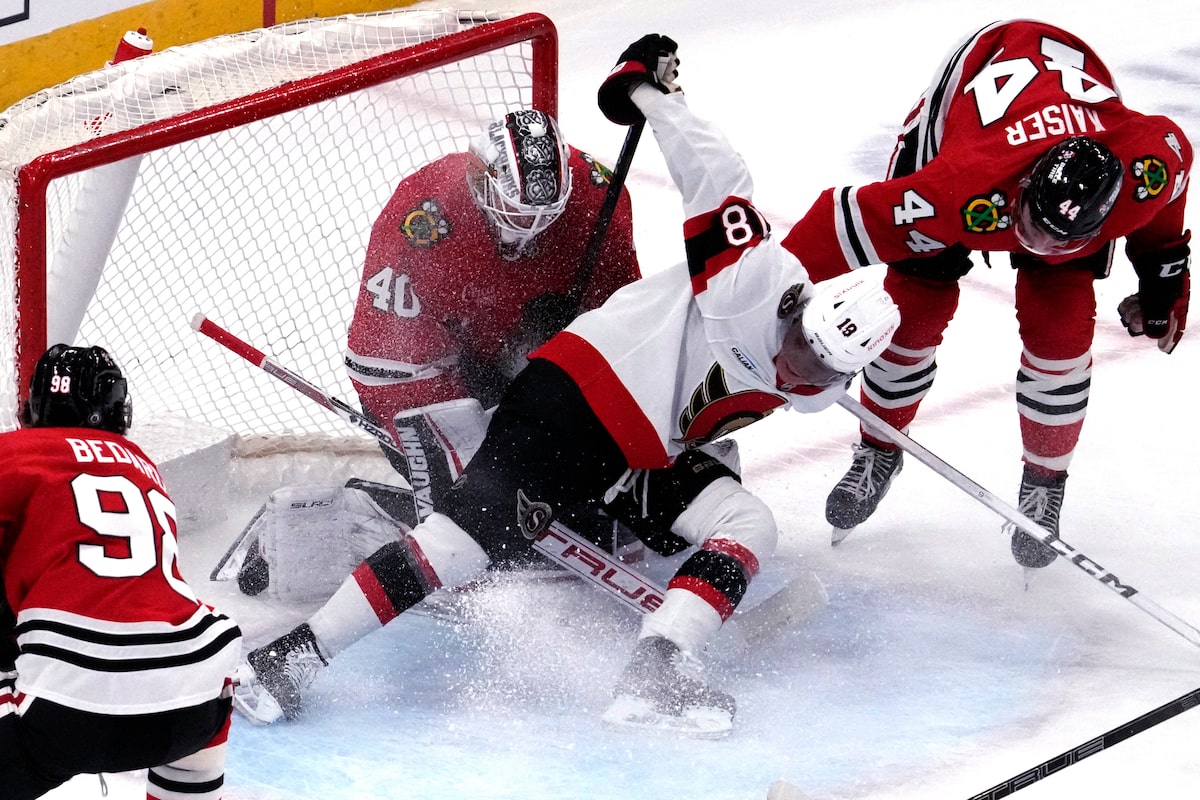 L'objectif en prolongation de Tim Stutzle soulève les sénateurs sur Blackhawks 4-3