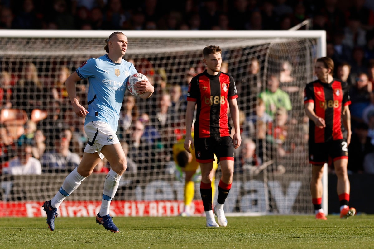 Man City se rassemble pour battre Bournemouth en FA Cup, mais Erling Haaland subit des blessés