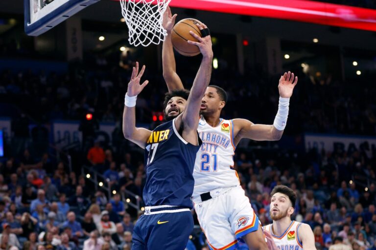Nikola Jokic a 35 points et 18 rebonds pour mener des pépites après le Thunder de West-Lead 140-127