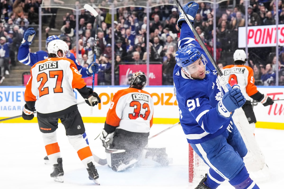 Nylander atteint 40 buts alors que les feuilles mettent les dépliants 7-2