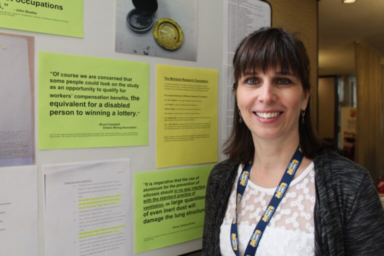 Sudbury Woman qui a mené McIntyre Powder Fight Honored par Ontario