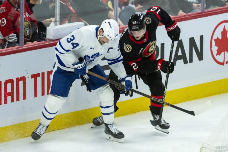 Anié un balayage, le ciel ne semble pas tomber amoureux des Maple Leafs