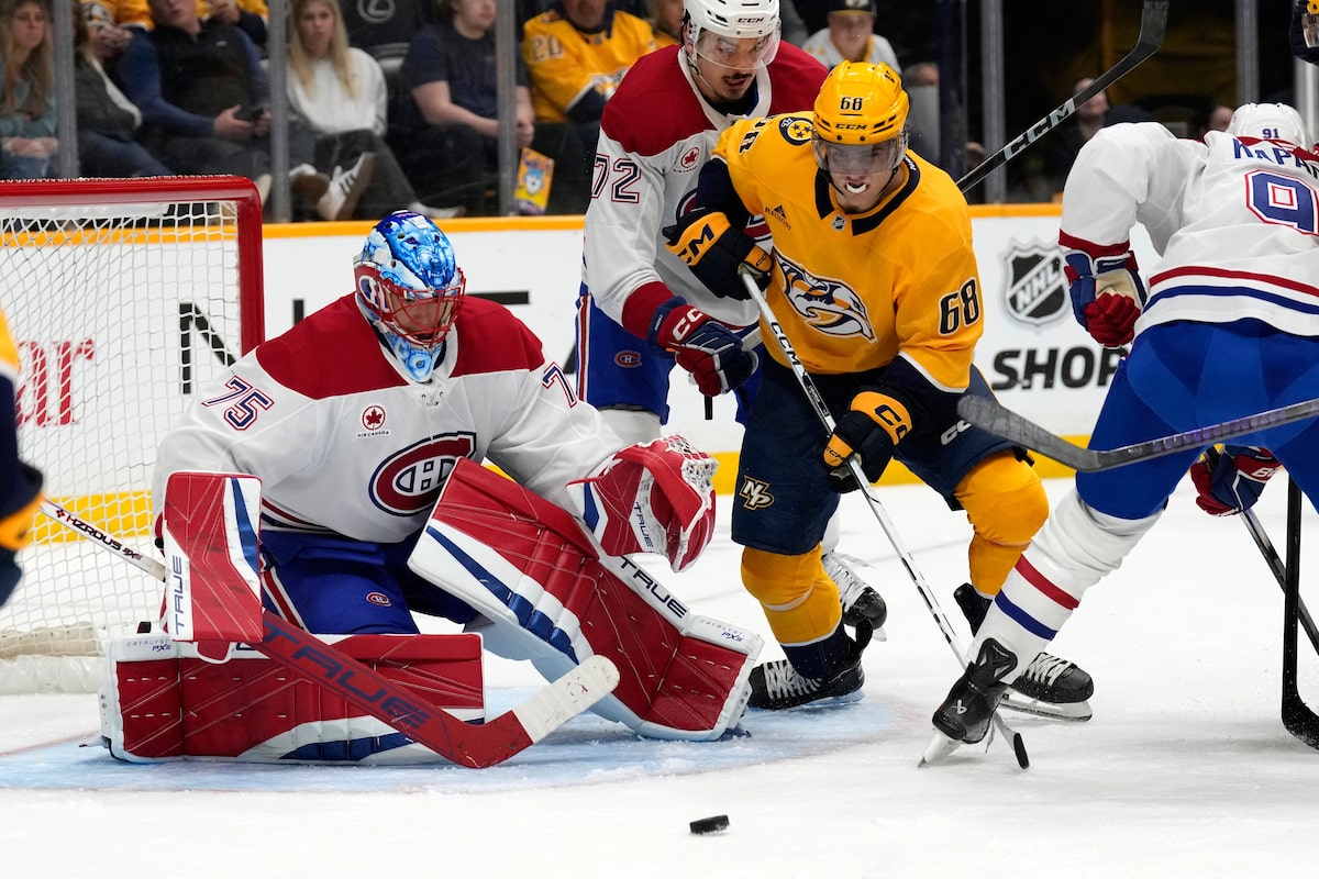Cole Caufield, Patrik Laine score pour rallyer les Canadiens à la victoire 2-1 contre les prédateurs