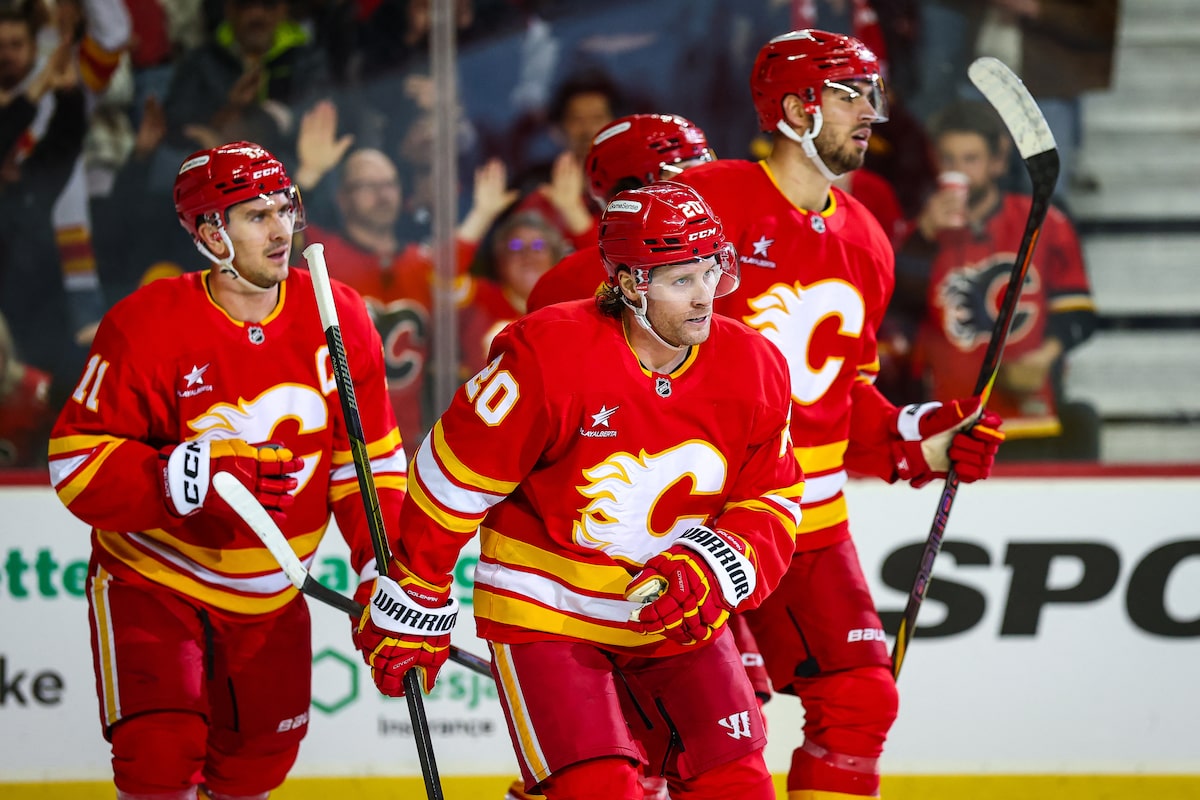 Coleman relève le défi avec deux buts dans la victoire 4-1 de Flames sur Ducks